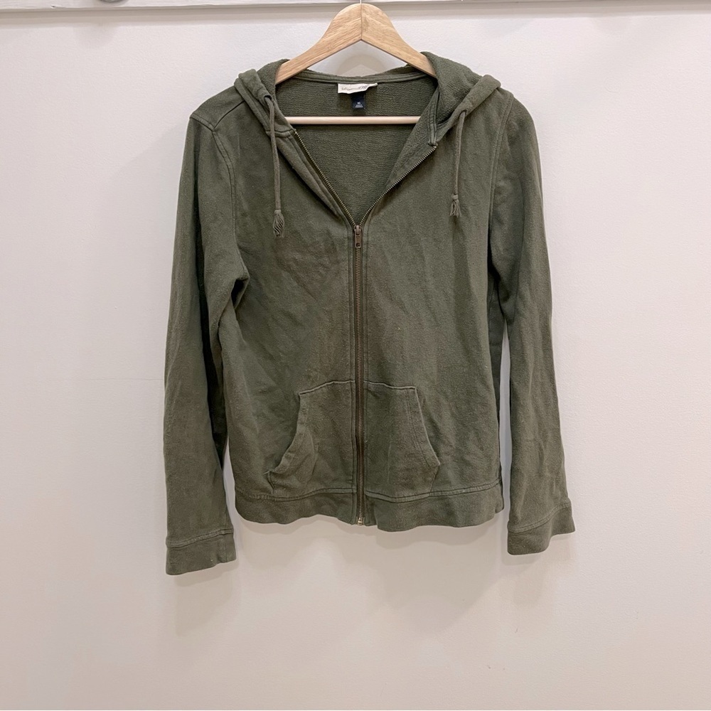 𝅺OLIVE Green Universal Thread Hoodie